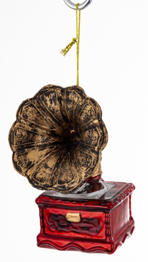 Bombka szklana: Gramofon (174339)