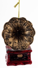 Bombka szklana: Gramofon (174339)