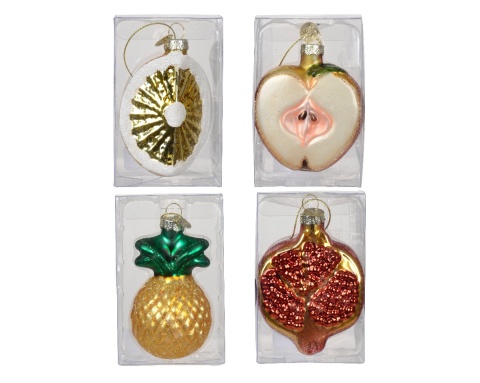 Bombka szklana: Grejpfrut (121751)