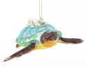 Glass bauble: Turtle with pearls (179950)
