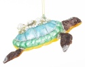 Glass bauble: Turtle with pearls (179950)