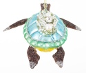 Glass bauble: Turtle with pearls (179950)