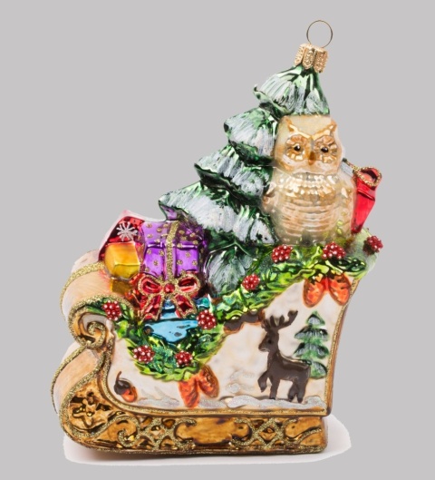 Huras Bauble: Forest Sleigh (S653)