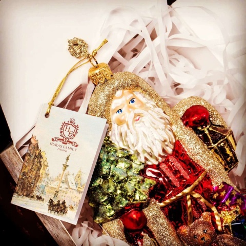 Huras Bauble: St. Nicholas with Flowers (T13)