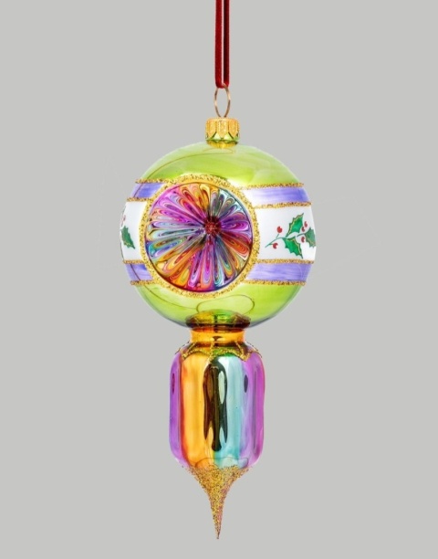 Huras Bauble: Pendant with reflector green (MB10C)