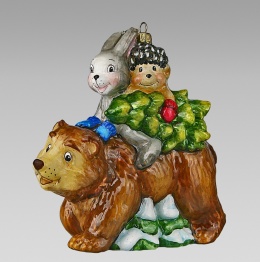 Bombka Komozja: Zwierzęta na niedźwiedziu (4896K00) -20%