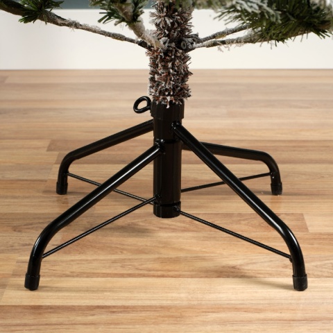 Choinka sztuczna sosna Allison śnieżona 150cm fi 97cm (689854)