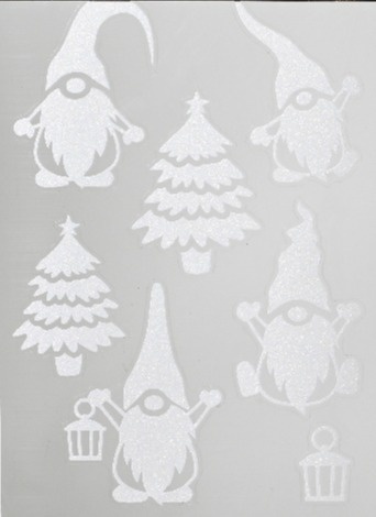 Window Decoration: Leprechauns and Christmas Trees (460235)