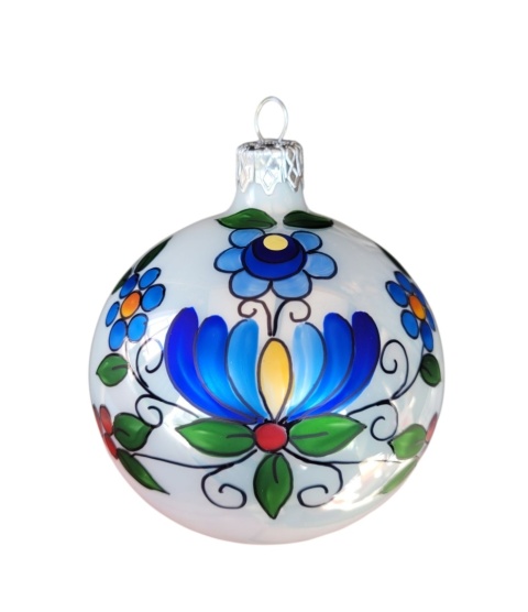 Bombki 120 dekorowane op.4szt LUDOWE (7)