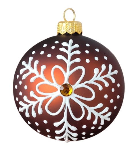 Bombki 80 dekorowane ornament op.6szt.: KOLEKCJA PIERNIKOWA-20%