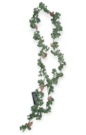 Green garland 180cm larch with cones (519196)