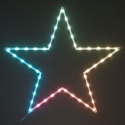 Gwiazda 60x57cm 45LED zmieniająca kolory na USB (AVX000120)