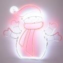 Contour snowman neon 61cm movable handles timer power supply (AXD200030)