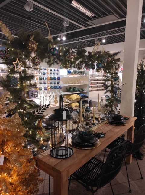 Drążek metalowy złoty do dekoracji stołu (027659)