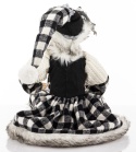 Elf sitting in a checkered coat (174416)