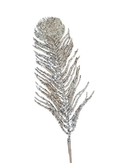 Gałązka szampańska brokatowa dł.70cm (CV16596-2)