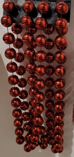 Girlanda korale bordowe duże 270cm (001712)