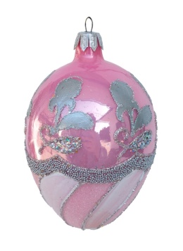 Jajko faberge szklane dekorowane 2 wzory -20%