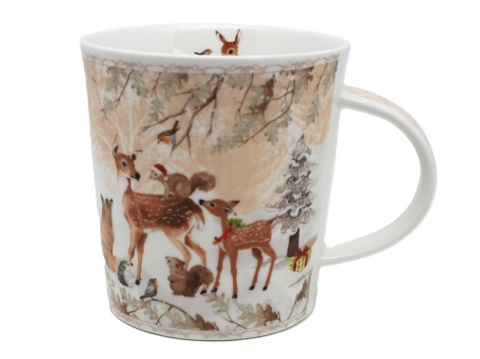 Kubek ceramiczny "leśne zwierzęta" (PG-19604) w ozdobnym pudełku