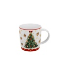 400ml porcelain mug in Christmas Tree packaging