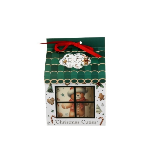 400ml porcelain mug in a Christmas Cuties house packaging