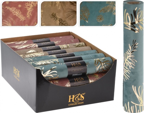 Materiał welurowy różowy 28*150cm (024374) -30%