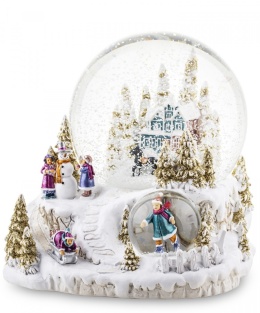 Water ball 12cm scene + small ball music box (139784)