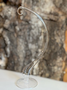 Glass stand for raound or shaped baubles 28cm (E03)