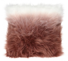 Poduszka 45*45cm różowa ombre futerko (007297)-20%