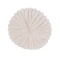 Round pillow 35cm white fur (518858)