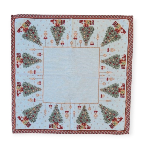 Basic tapestry tablecloth 85x85cm Christmas tree with gifts (674)