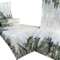 Chenille tapestry tablecloth 140x240cm FOREST (TX0010-1274)