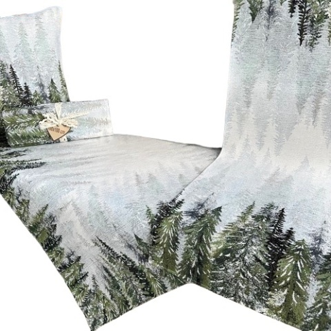 Chenille tapestry tablecloth 140x240cm FOREST (TX0010-1274)