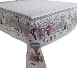 Chenille tapestry tablecloth 140x240cm SARENKA (TX0017-854)