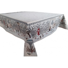 Chenille tapestry tablecloth 140x240cm SARENKA (TX0017-854)