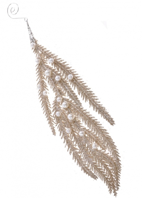 Zawieszka gałązka szampańska z koralikami (SA20241)-20%