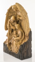 Holy Family a'la carved with an angel, polyresin, large (139513)