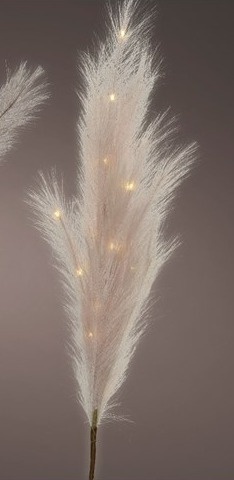 Trawa ozdobna 118cm różowa 15 LED (485930) -50%