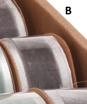 Wstążka na szpuli welurowa 2kol 2,5x270cm (053679)-20%