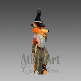 Bombka Atlas Art: Lisica z kulą (00599AA)