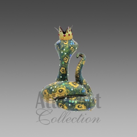 Bombka Atlas Art: Wąż król (00865AA)