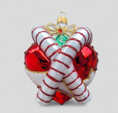 Bauble Mold: Merry Christmas Heart Glitter (183) SE