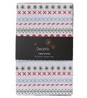 White table runner with Christmas patterns 30x150cm (669437)