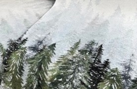 Bieżnik gobelin Chenille 45x140cm LAS (TX0004-1274)