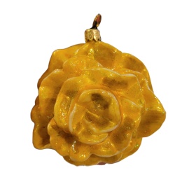 Bombka Komozja: Żółta róża