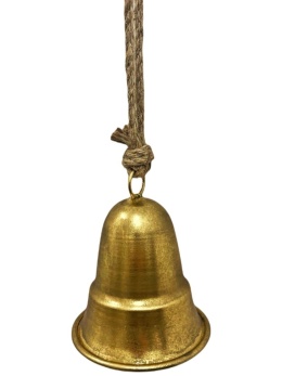Gold-rubbed metal bell (RF0766)