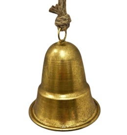 Gold-rubbed metal bell (RF0766)