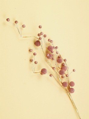 Gałązka perłowa z kuleczkami 2kol. 69cm (CV06375)