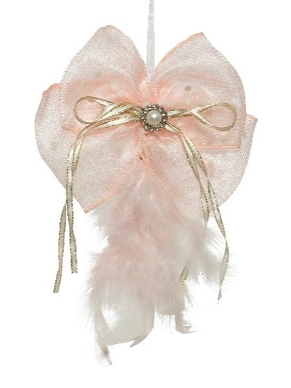 Kokarda ozdobna z koronką i piórami 4kolory (634945)-20%