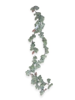 Snow-covered garland 180cm larch with cones (519196)